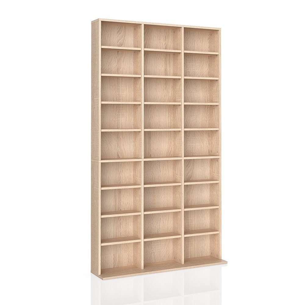 Vicco CD-Regal Jukebox, Sonoma, 102 x 178 cm günstig online kaufen