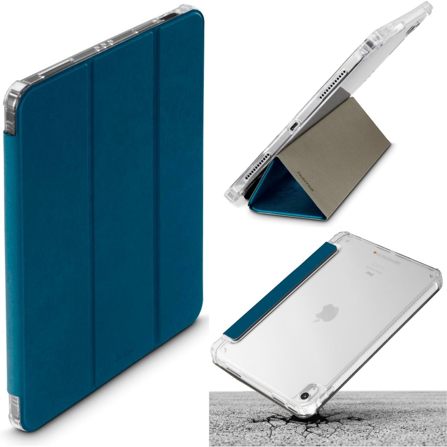 Hama Tablet-Hülle D3O® Rugged Case Smart Tasche Book Cover Stoßfest 11 Zoll, Ständer Schutz-Hülle Rugged Case für Samsung Galaxy Tab A9+ A11+ 11"
