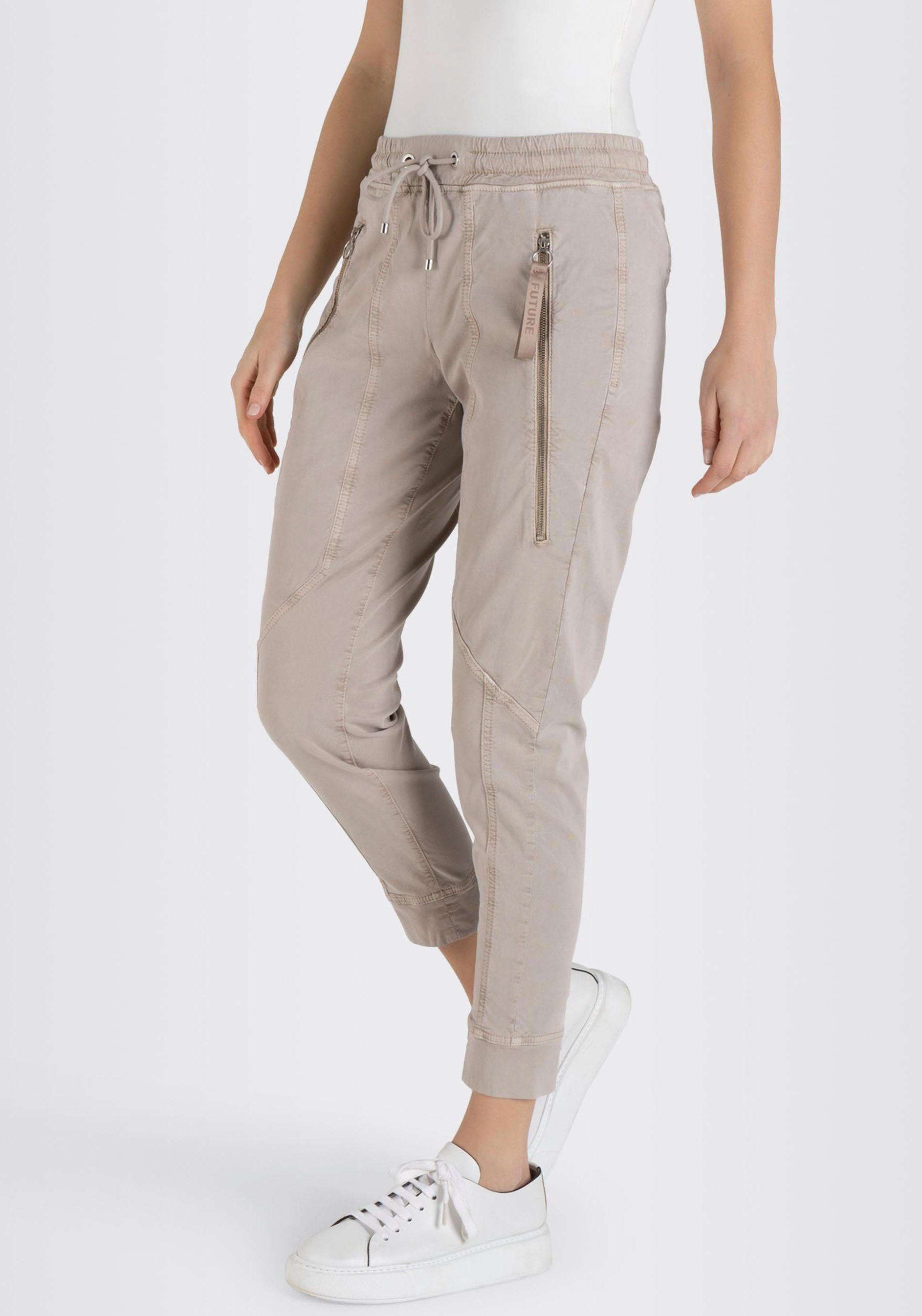 worker grey MAC Stoffhose moon Future