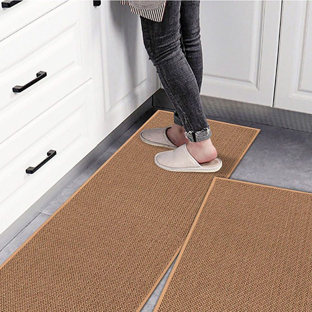 RWEUOQ Sisalteppich Teppich Küchenläufer KüChenteppich Sisaloptik günstig online kaufen