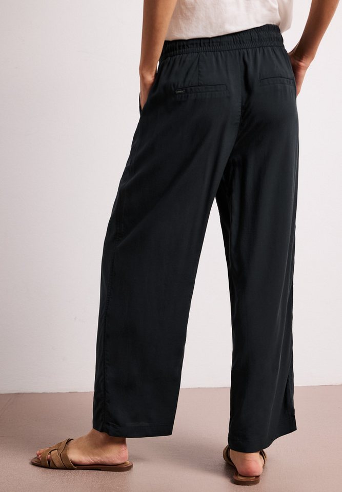 STREET ONE Stoffhose Style Emee 3/4-Sommerhose mit elastischem Bund und Tunnelzug