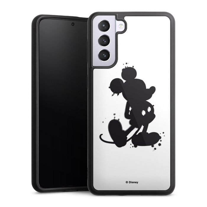 DeinDesign Handyhülle Mickey Mouse Offizielles Lizenzprodukt Disney Mickey Mouse - Splash Samsung Galaxy S21 Plus 5G Gallery Case Glas Hülle