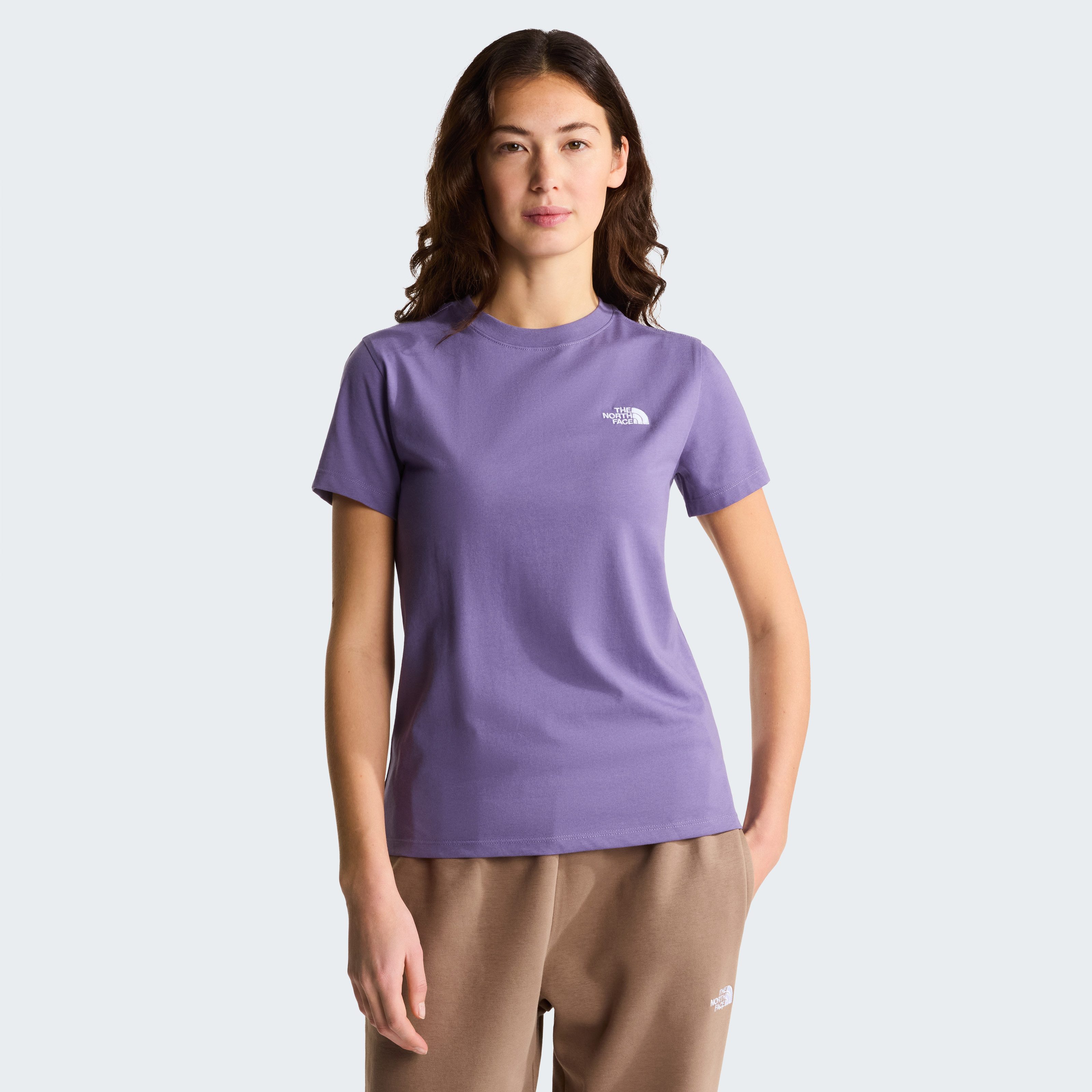 The North Face T-Shirt W EVOLUTION SIMPLE DOME SLM SHORT SLEEVE schmaler Schnitt, Kurzarm, für Wandern und Outdoor-Aktivitäten