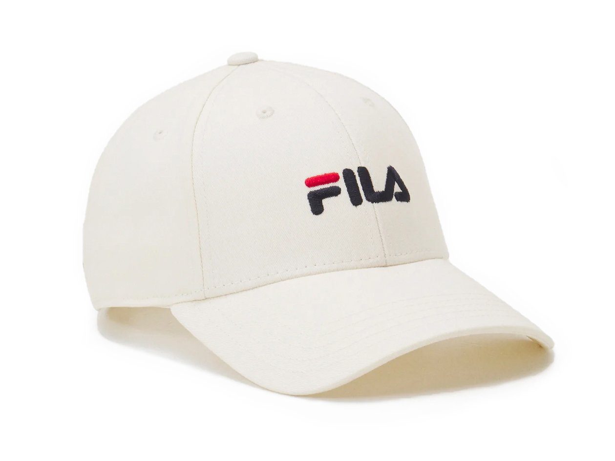 BRAVOS Cap Fila Egret Unisex Schnalle Baseball Cremeweiß - Mütze mit Kappe