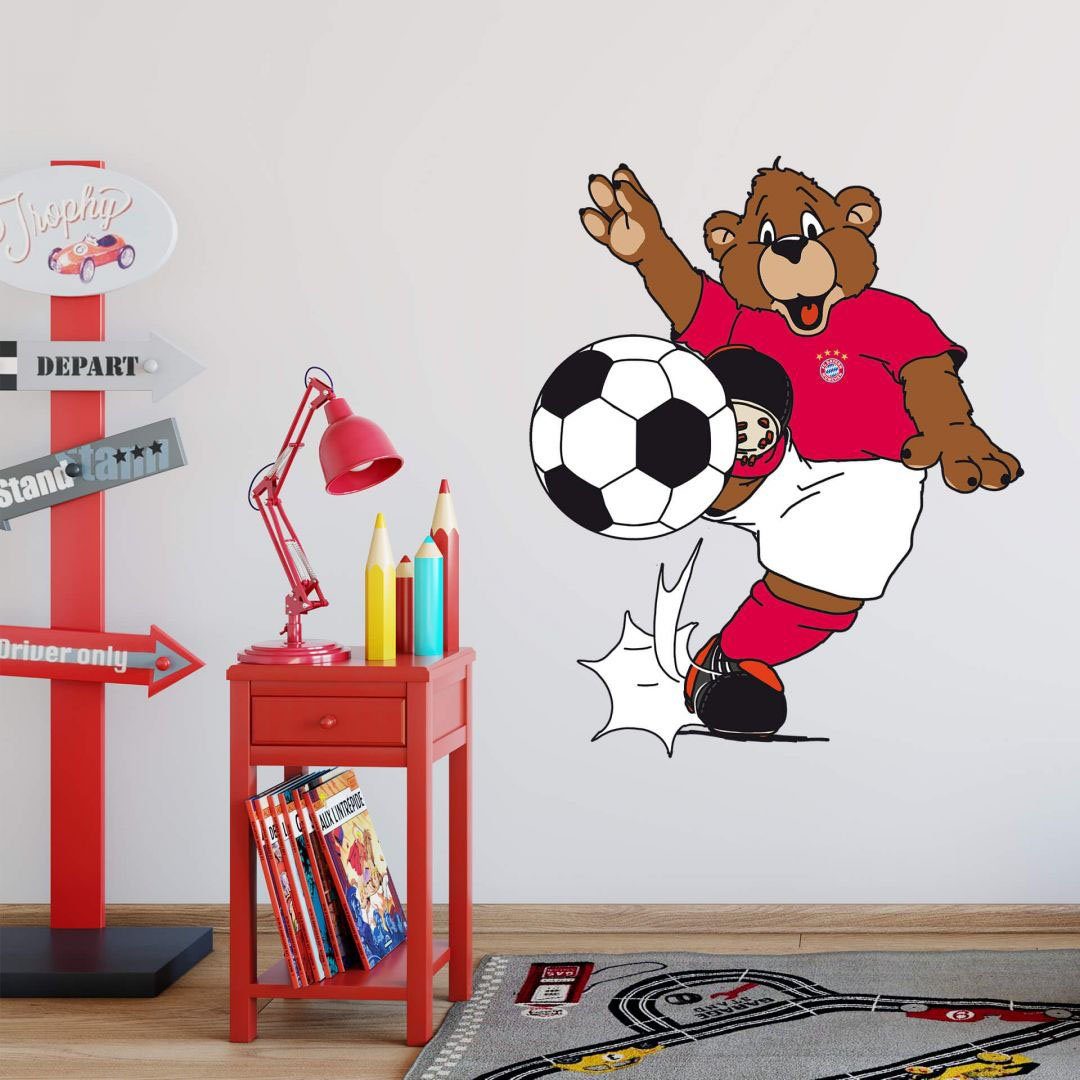 Berni kickt Wall-Art FCB St) Fußball Wandtattoo (1