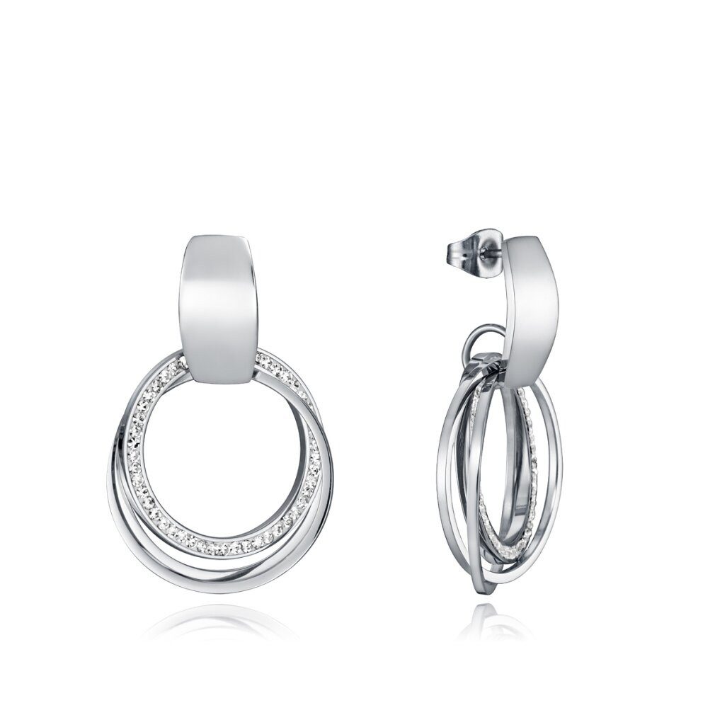 Viceroy Paar Ohrstecker Timeless steel earrings with zircons Chic 75279E01000