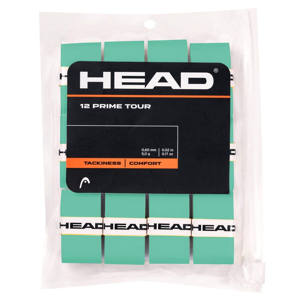 Head Tennisschläger Tennisgriffband HEAD Prime Tour BOOM Farbe Mint 12 pcs Pack (Overgrip)