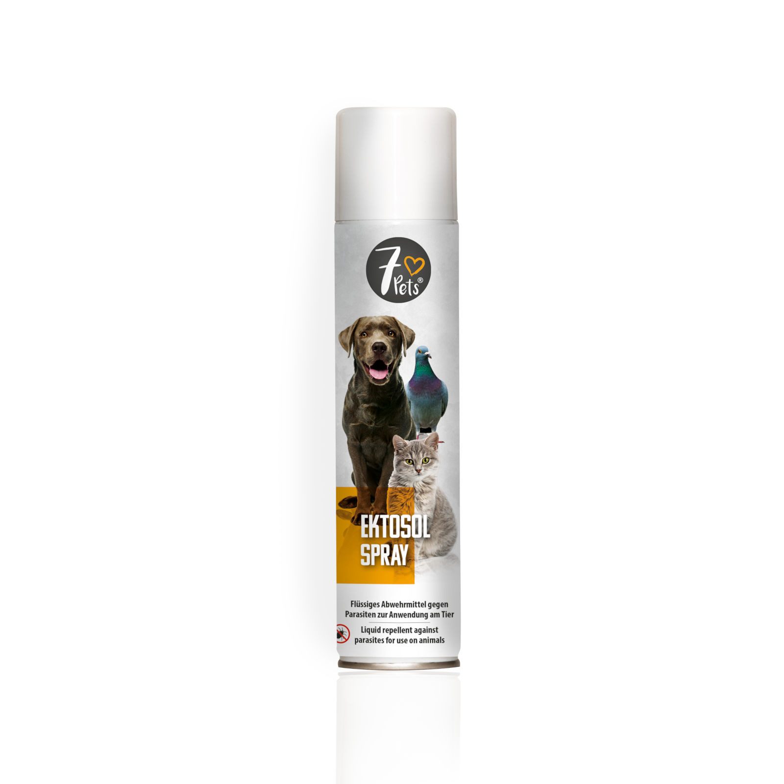 7Pets Insektenspray Ektosol Spray gegen Parasiten zur Anwendung am Tier 250 ml