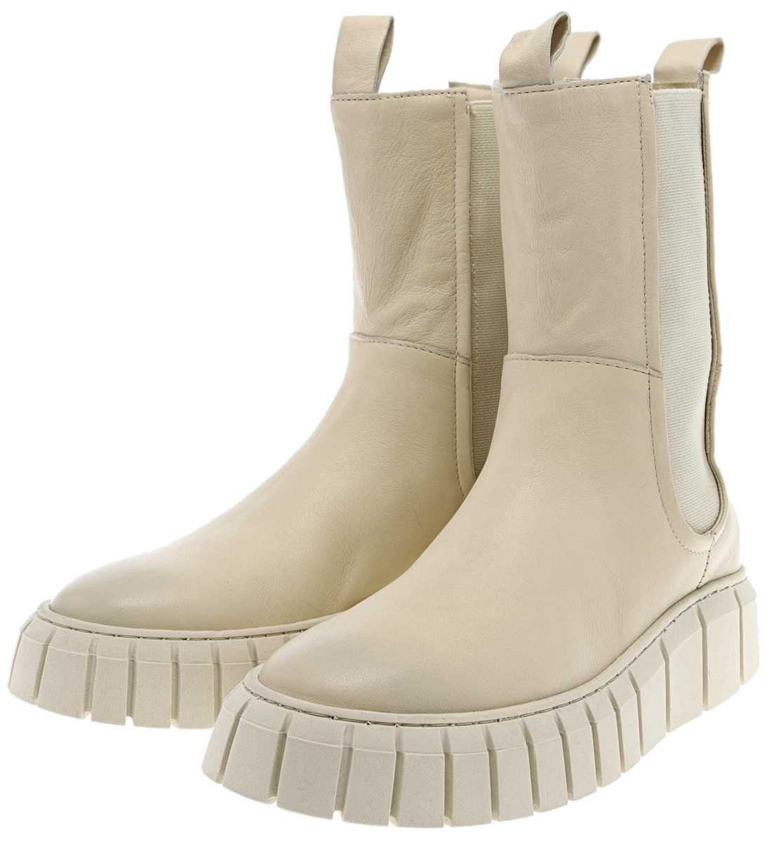 Mjus P67203 Beige Stiefelette Damen Chlesea Boot