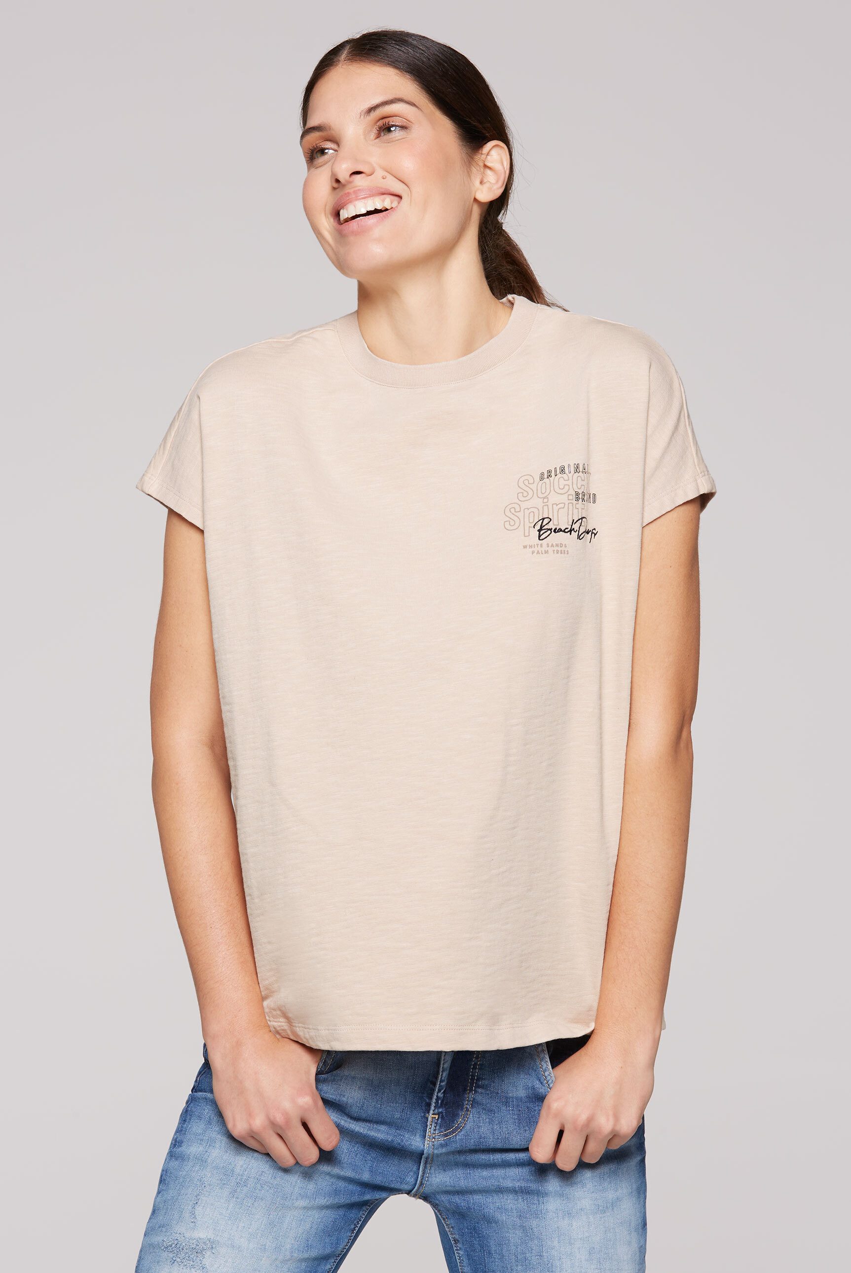 SOCCX Sweater mit überschnittenen Schultern günstig online kaufen