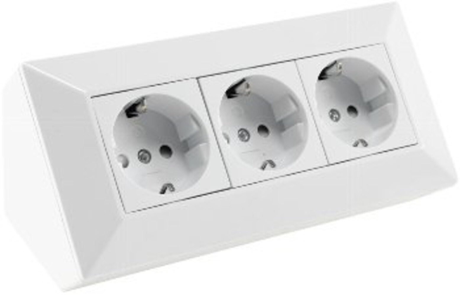 weiß, 3600W, neutralweiß Mehrfachsteckdose