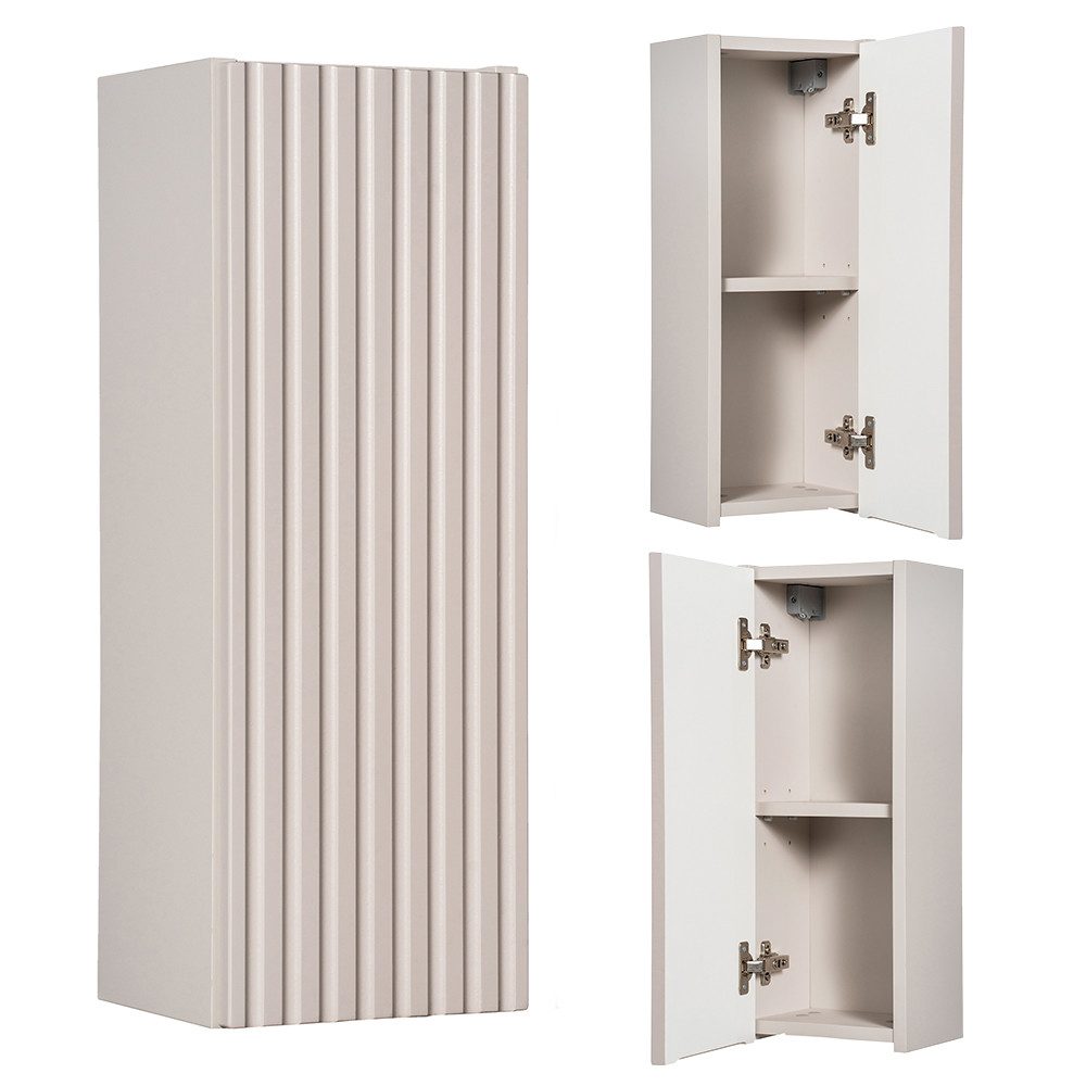 Lomadox Hängeschrank NEWPORT-56-CASHMERE Wandschrank Badschrank, kaschmir, günstig online kaufen