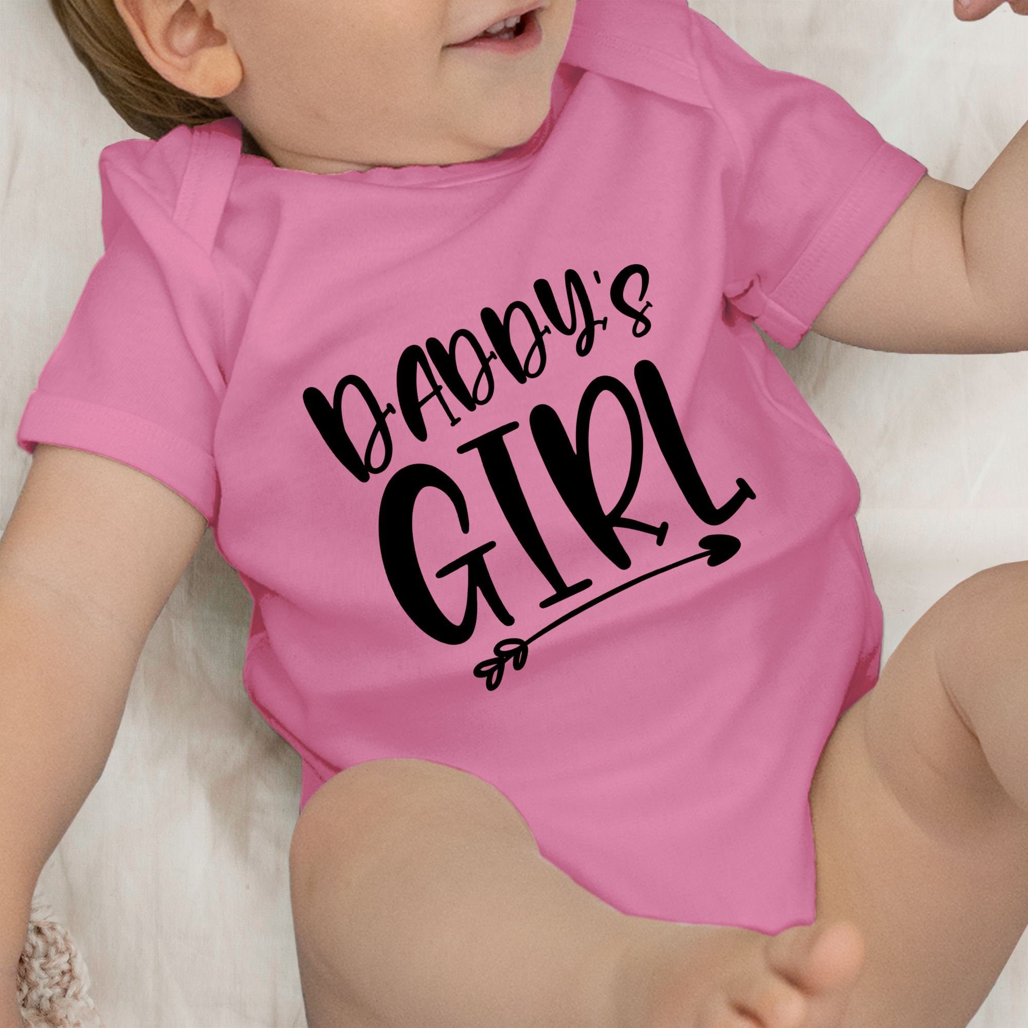 Shirtbody Baby Vatertag Girl Shirtracer 2 Pink Geschenk Daddys