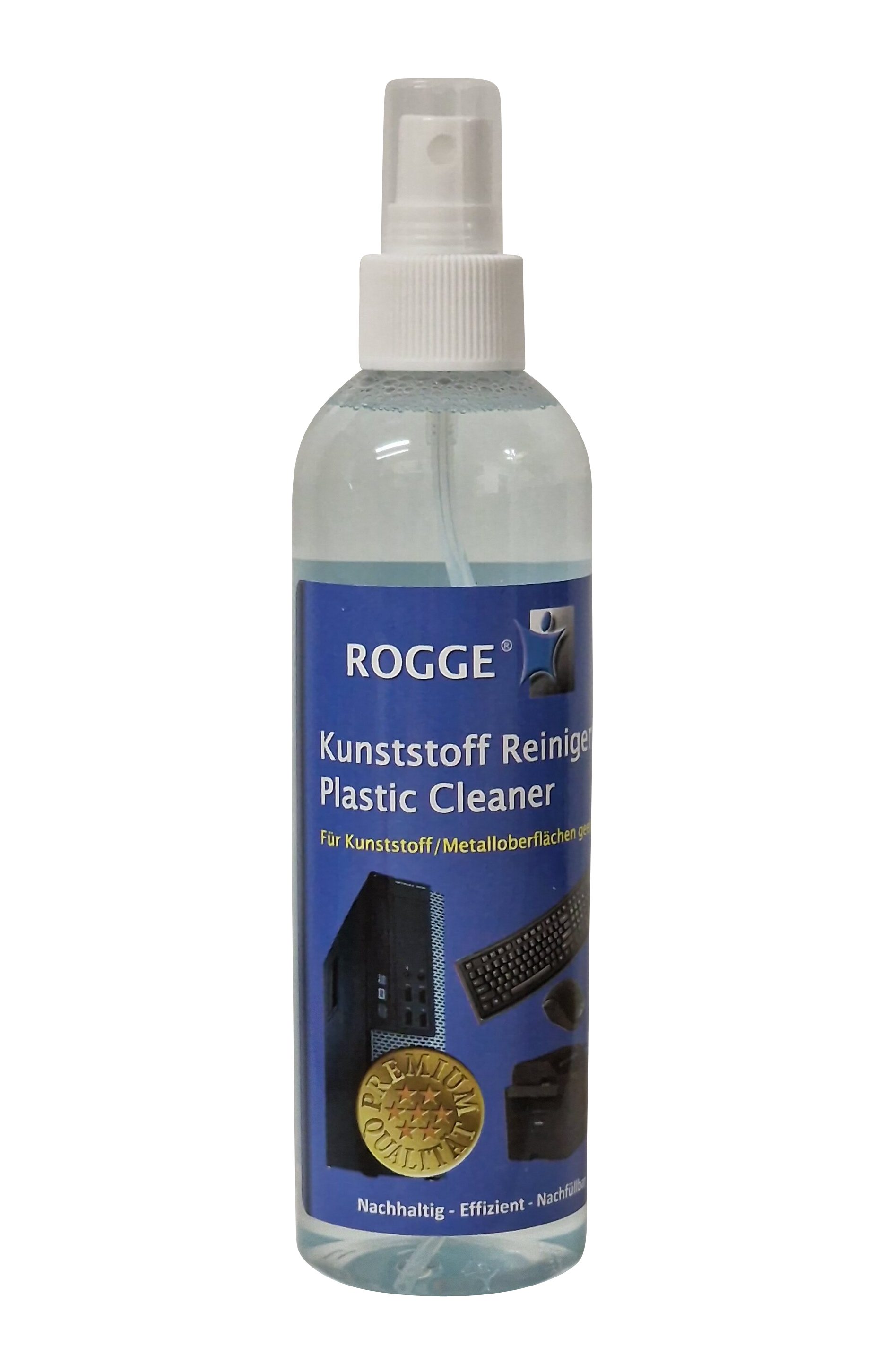 Kunststoff ROGGE (1-St) 250ml + Rogge Kunststoffreiniger Reiniger PC