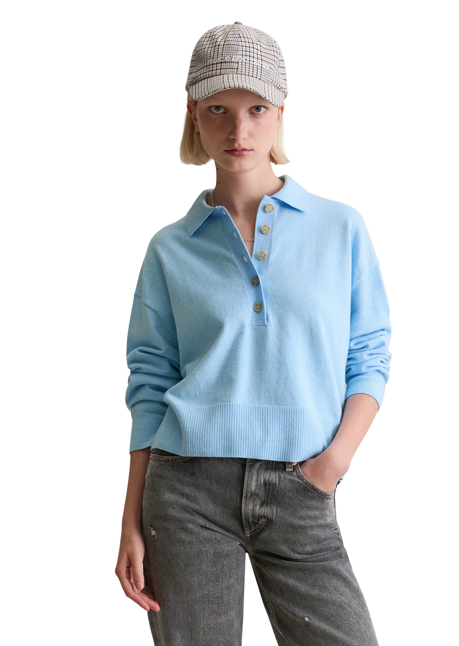 Marc O'Polo DENIM Strickpullover aus Soft Cotton Stretch günstig online kaufen