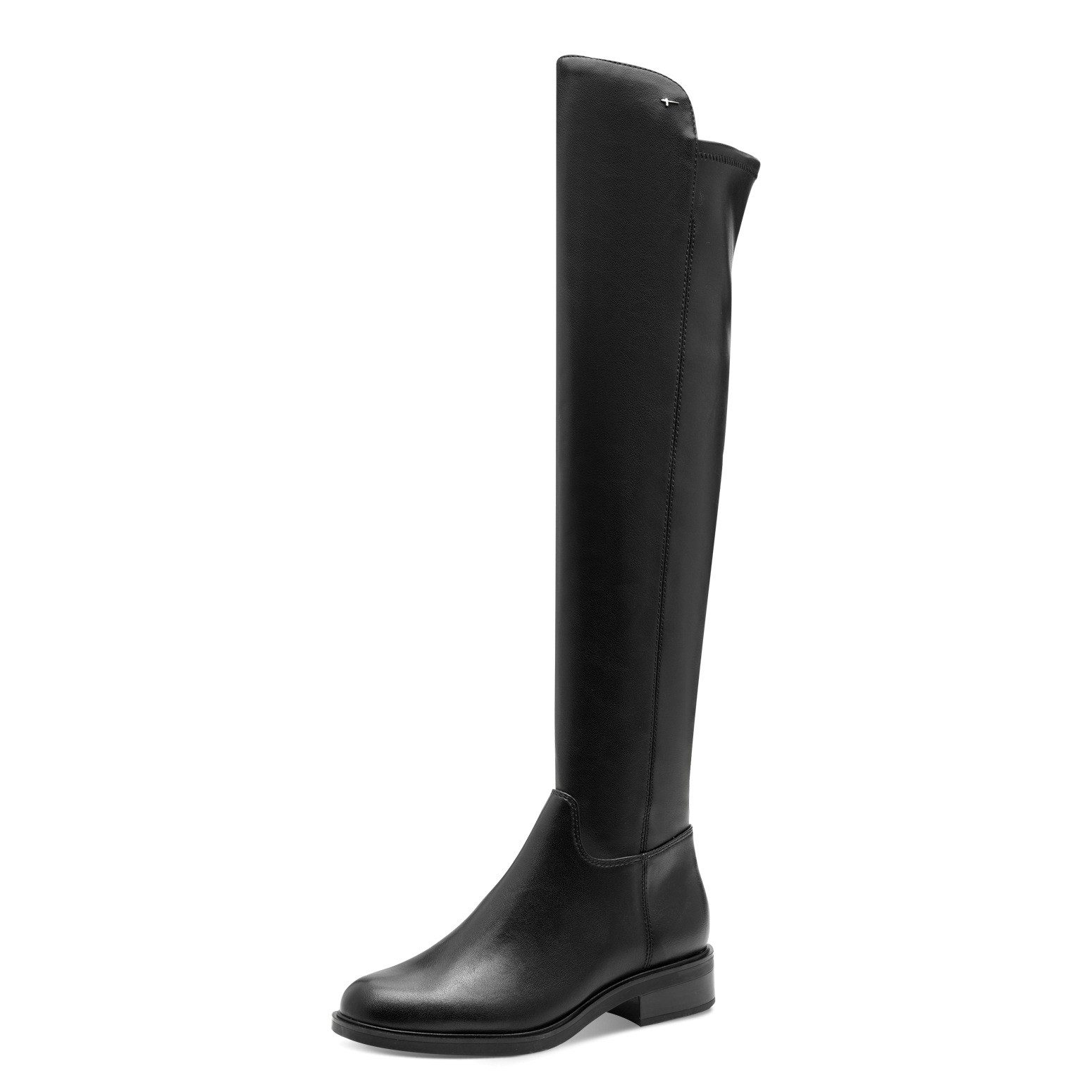Tamaris Высокиеtiefel, Blockabsatz, Langschaftstiefel mit kleinem T-Logoemblem