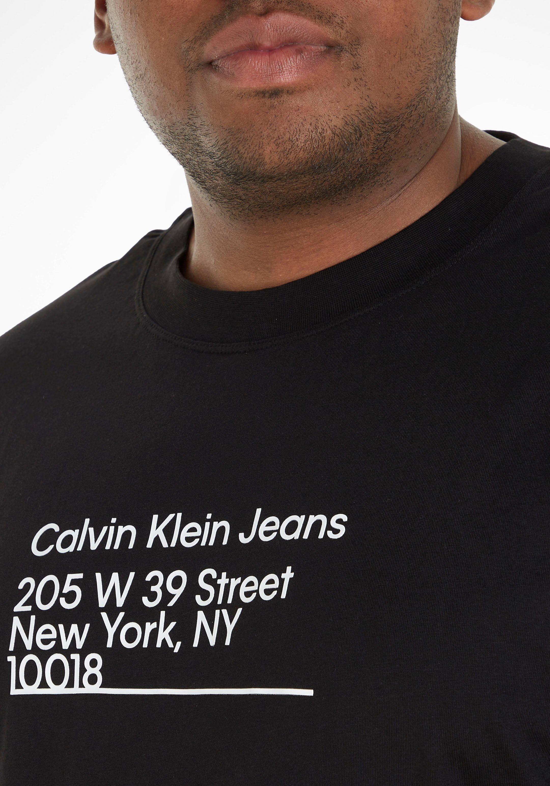 TEE CK PLUS LOGO Jeans T-Shirt Plus Calvin ADDRESS Klein