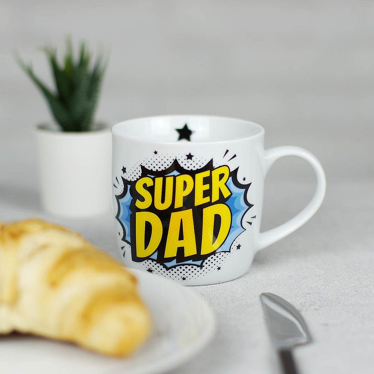 Geda Tasse Super Dad Comic Tasse