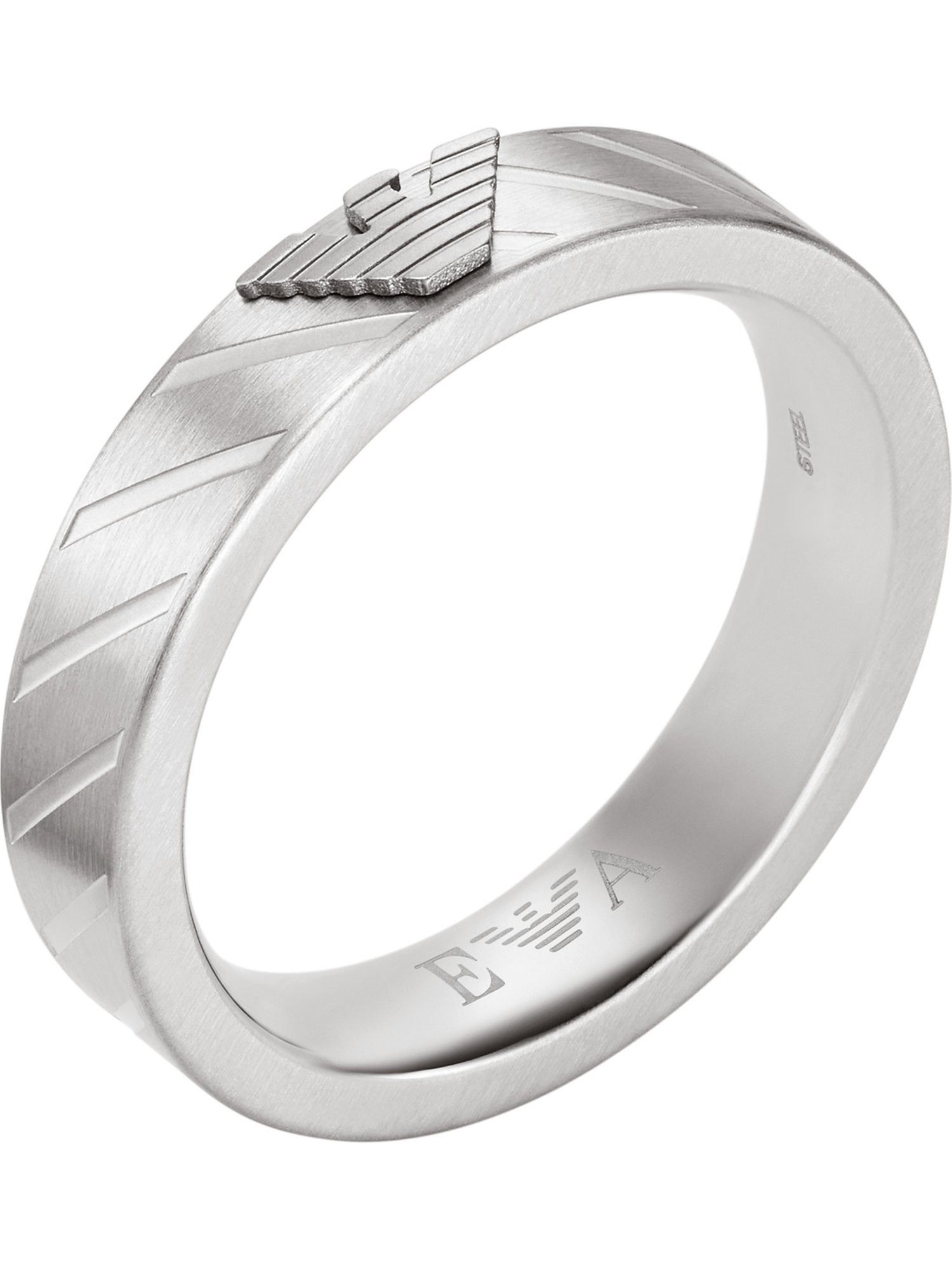 Emporio Armani Fingerring Emporio Armani Herren-Herrenring Edelstahl günstig online kaufen
