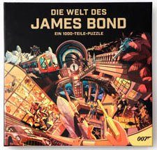 Laurence King Puzzle Die Welt des James Bond, 1000 Puzzleteile, Made in Europe