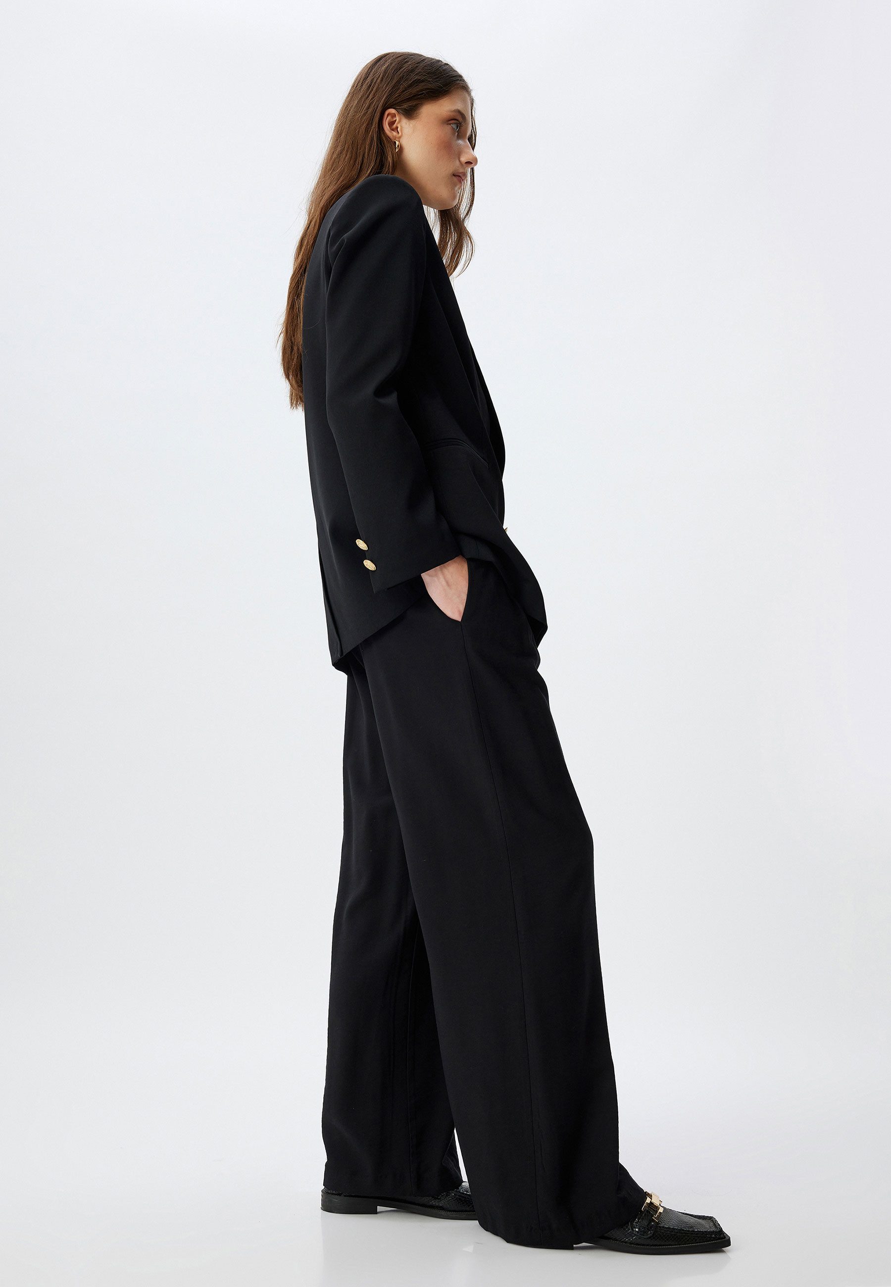 Koton Palazzohose Normale Leibhöhe Wide Leg günstig online kaufen