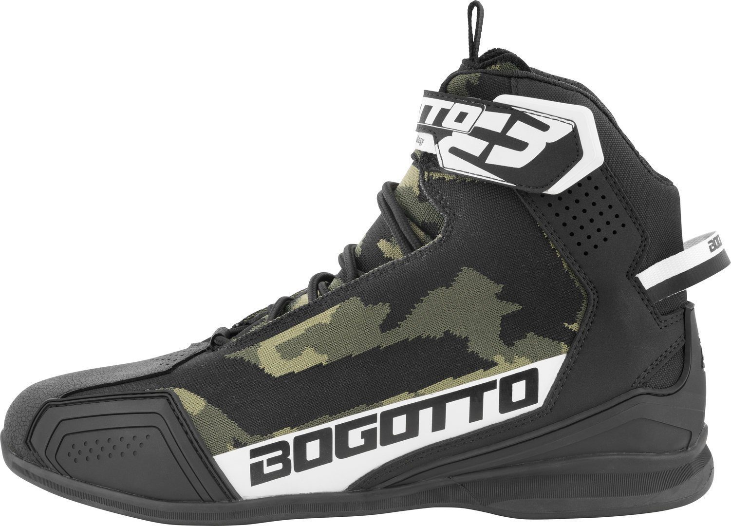 Bogotto Tokyo Camo perforierte Motorrad Schuhe Motorradstiefel Perforiert günstig online kaufen