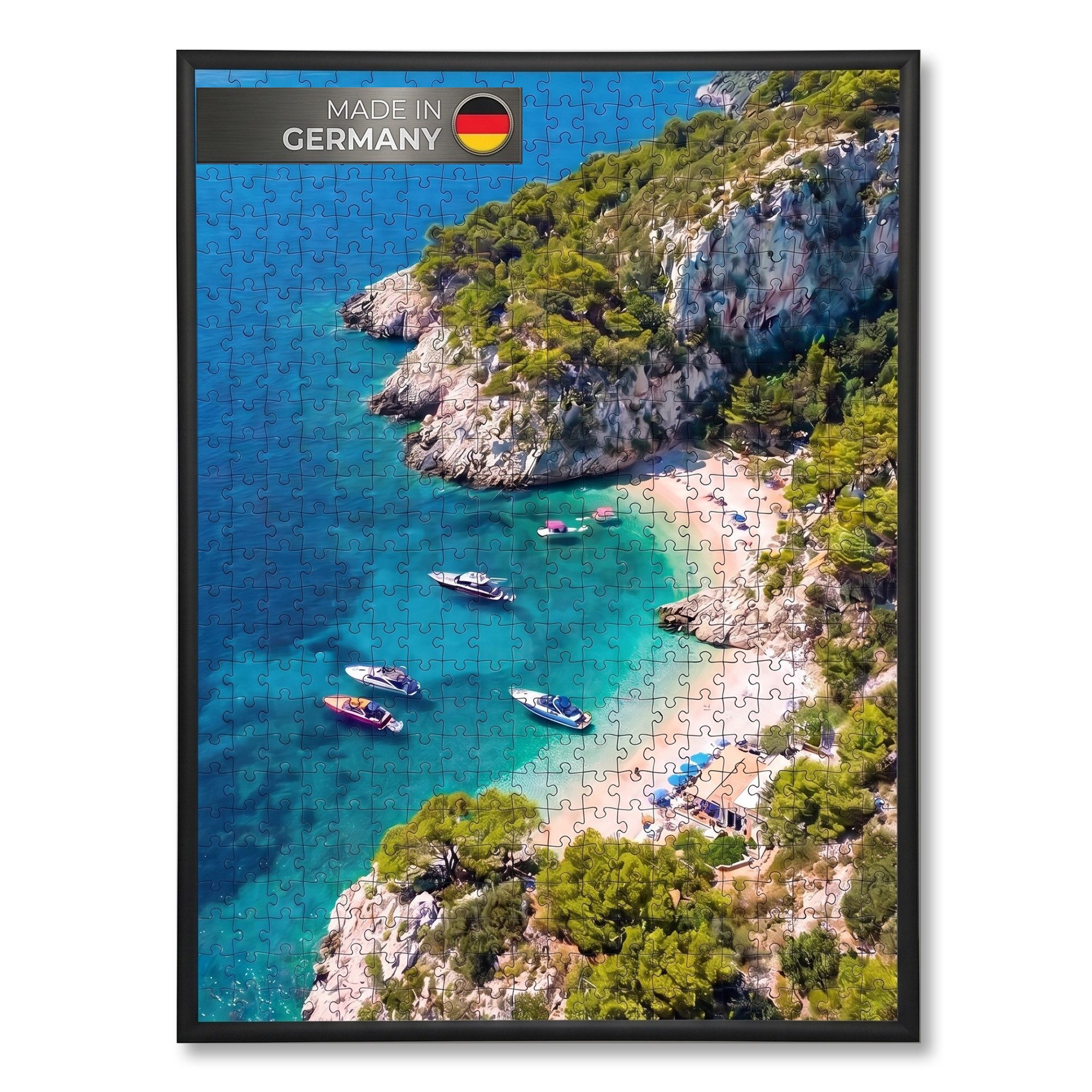 K-Möbel Bilderrahmen Puzzlerahmen, für 1 Bilder (1 St), Made in Germany
