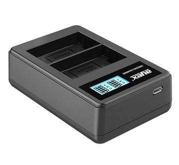 ayex ayex USB Dual Ladegerät für Sony NP-F550 NP-FM550H NP-FM50 Akkus Kamera-Ladegerät
