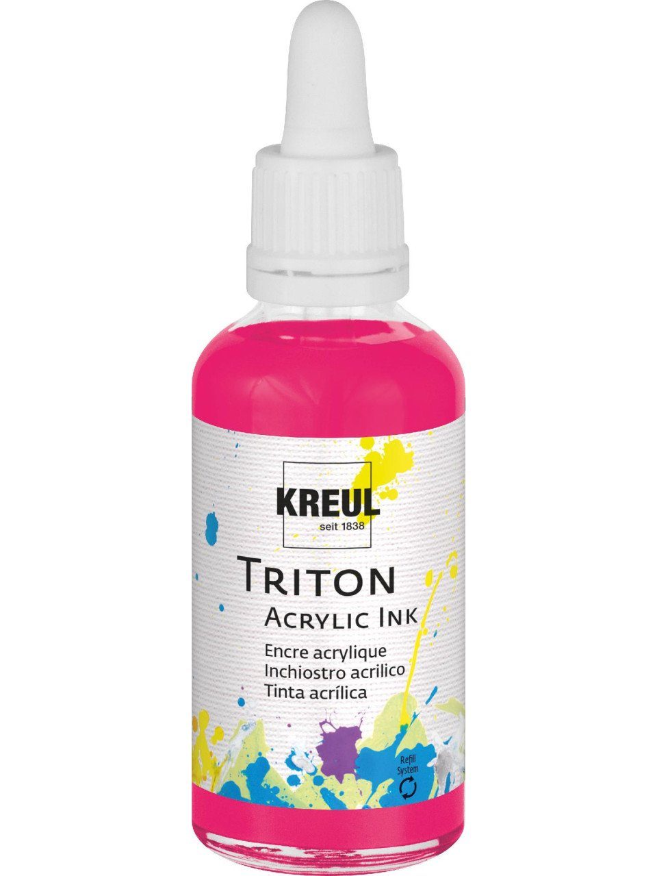 Kreul Künstlerstift Kreul Triton Acrylic Ink Fluoreszierend pink 50 ml