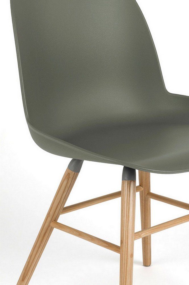 Zuiver Stuhl grün Kunststoff Esszimmerstuhl Albert