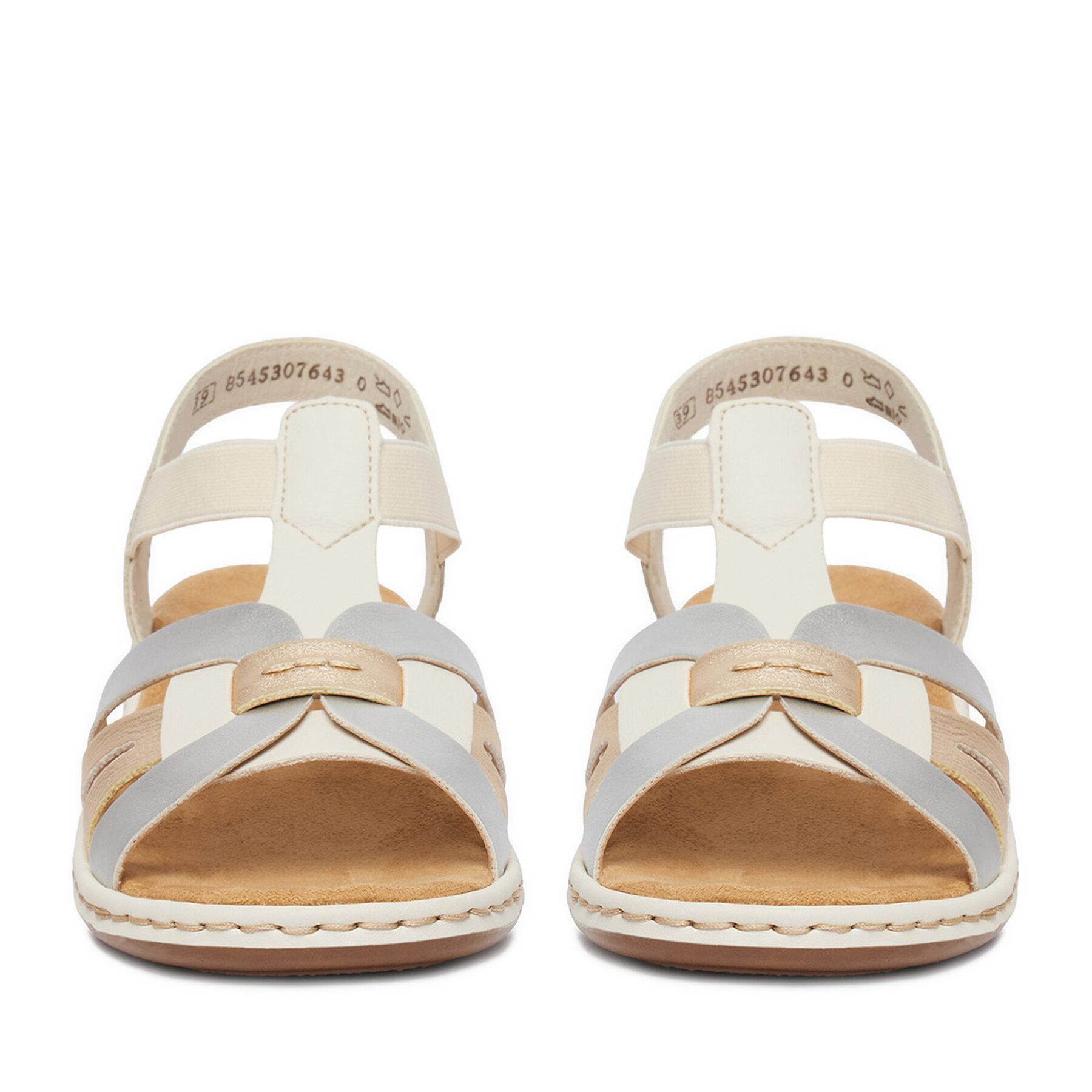 Rieker Rieker Damen-Sandalen Silber 65918-91 Sandale