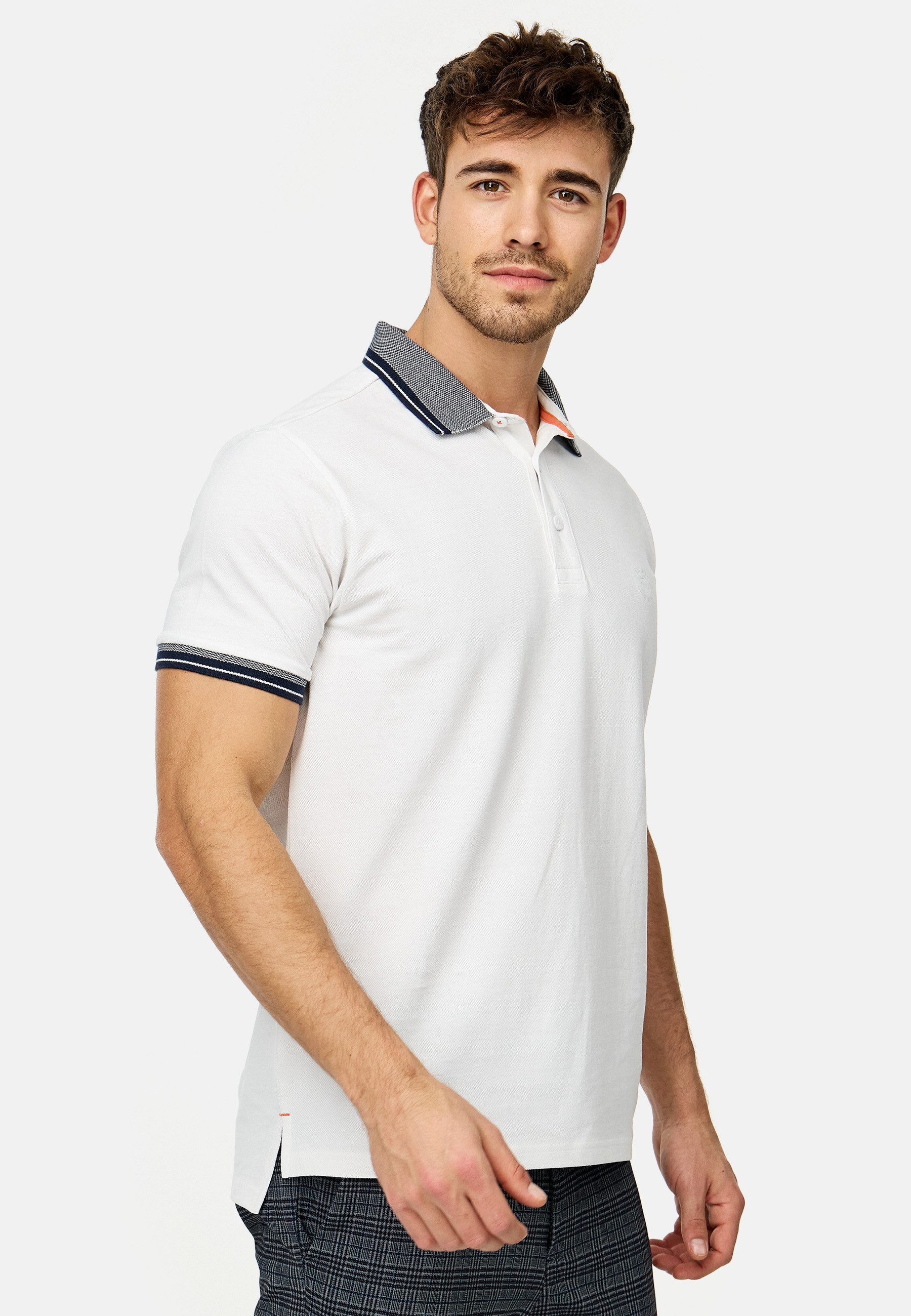 Indicode Poloshirt Herren INJamie Polo Shirt Herrenshirt Poloshirt aus 100% Baumwolle