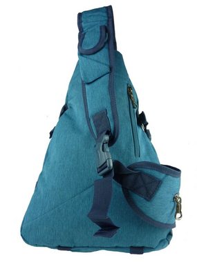 Taschen4life Freizeitrucksack Babyfish Sling bag Rucksack 201358, Stoffrucksack, 1 Träger Schulterrucksack