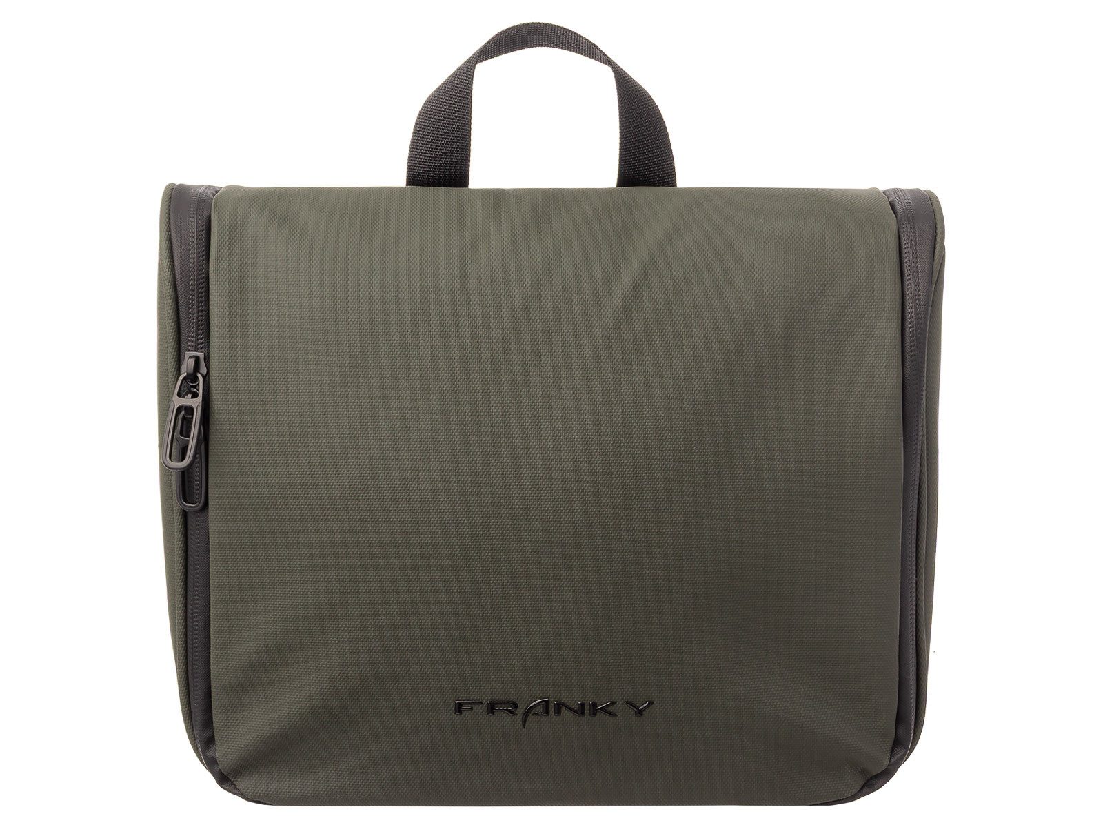 Franky Kulturbeutel Kulturbeutel Haken Washbag KB3 Beautycase (ein Stück, 1-tlg., ca. B/H/T 25,5x16x9 cm), Innenfächer