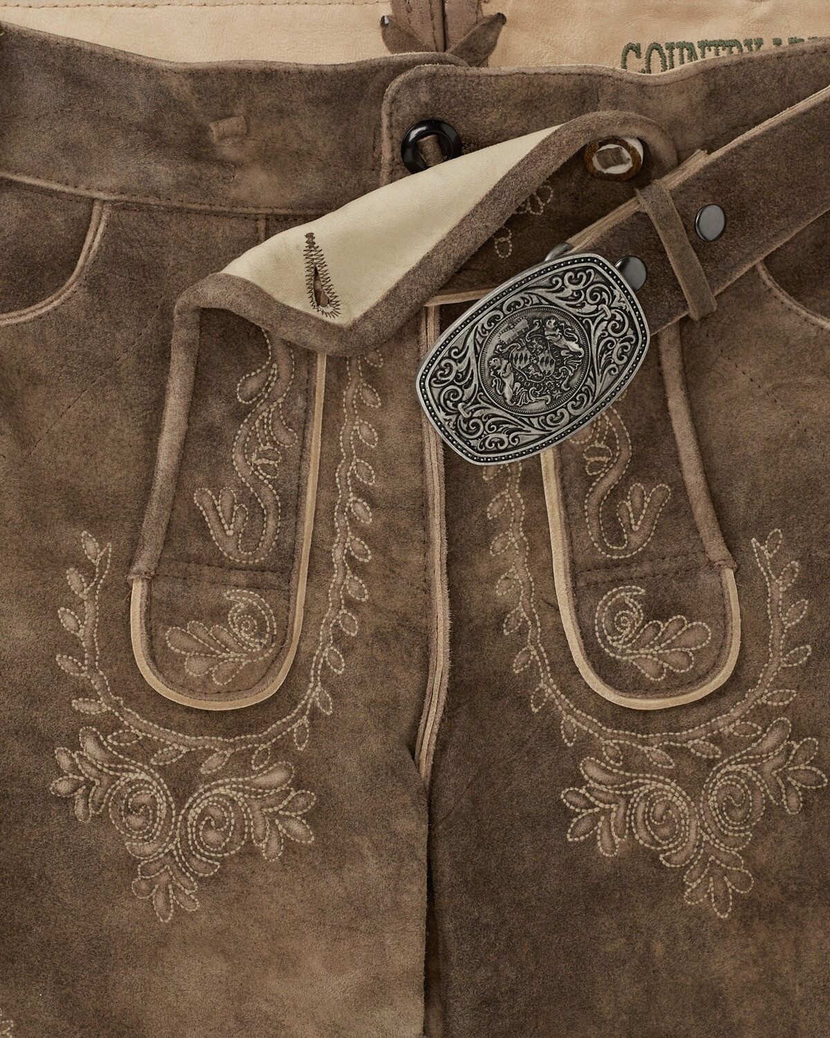 Country Line Trachtenlederhose Kurze Lederhose