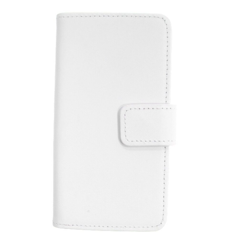 Handytasche Leder Handyhülle für HTC M4 Mini Weiß Schutzhülle 4250710542512 (Book Cover)