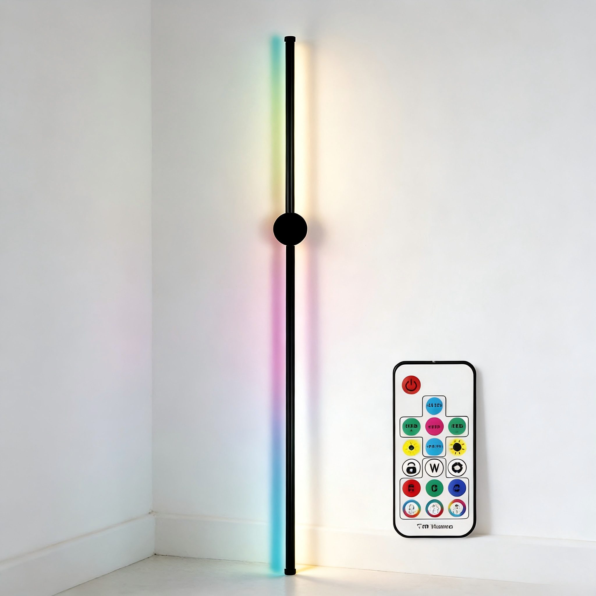 ZMH LED Wandleuchte Innen 8W 100CM Flurlamp RGB mit Fernbedienung Whonzimme günstig online kaufen