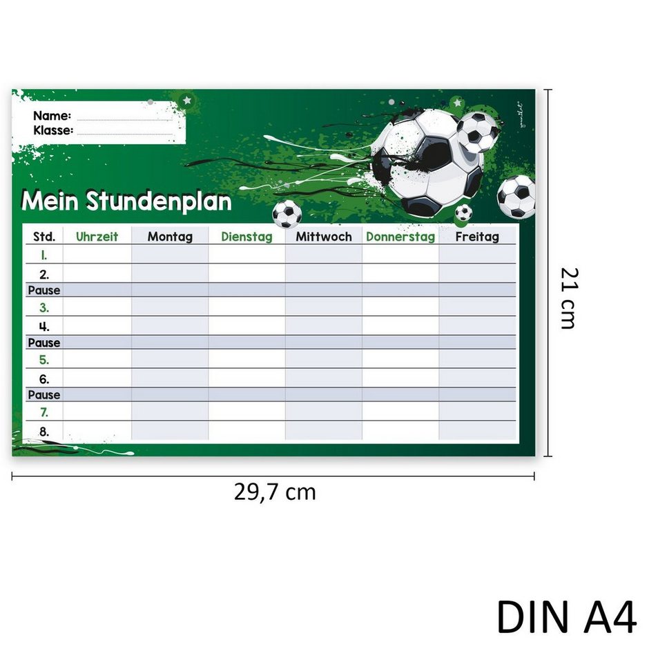 Thumbnail - younikat Schülerkalender Stundenplan abwischbar I DIN A4