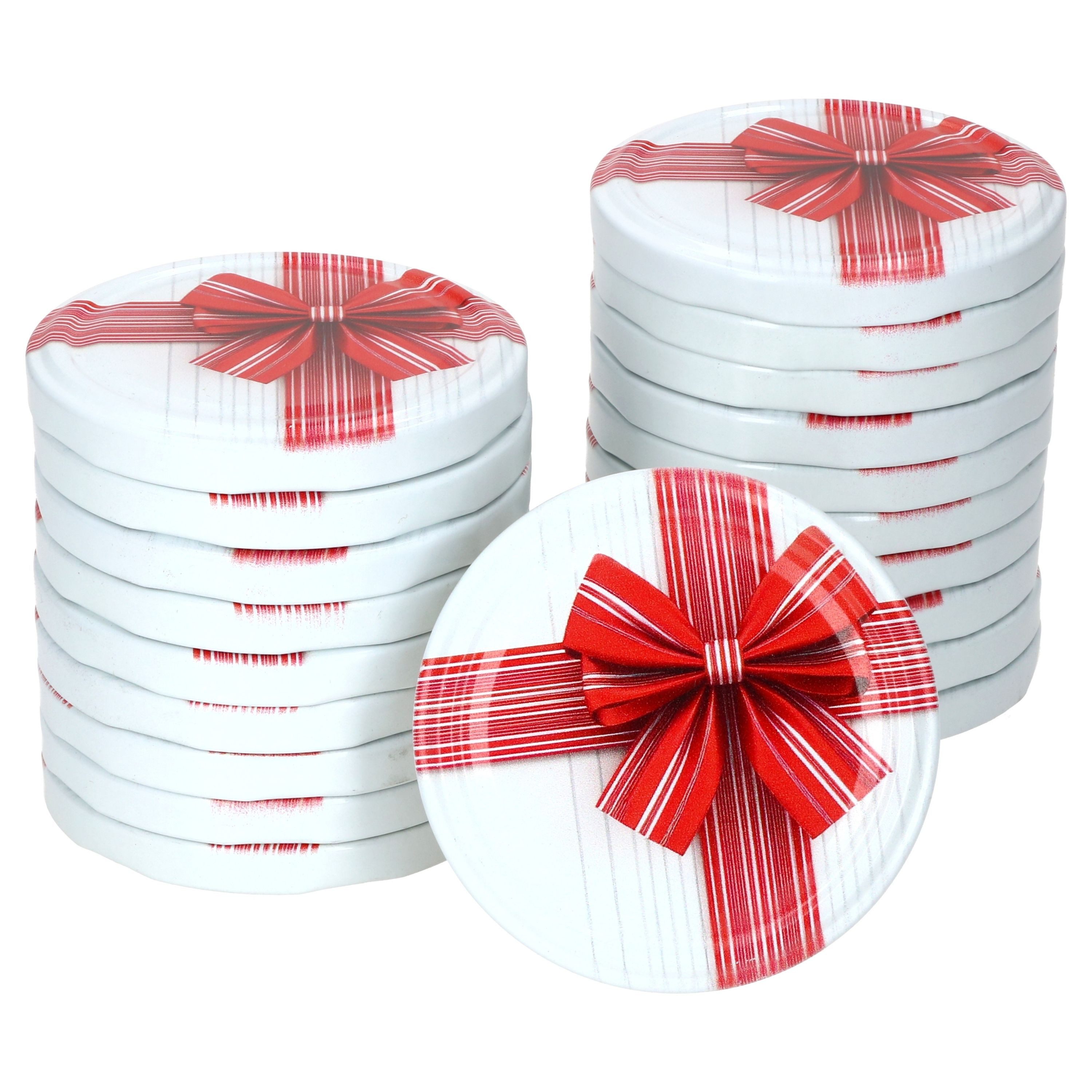 MamboCat Einmachglas 20er Set Deckel-Set TO82 Geschenk Deckel Sturzgläser Ersatzdeckel, Metall