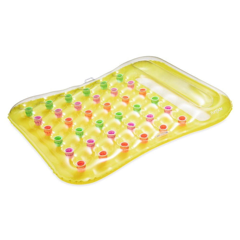 PolyGroup Luftmatratze Doppel-Luftmatratze - Mega Fun Pocket - gelb