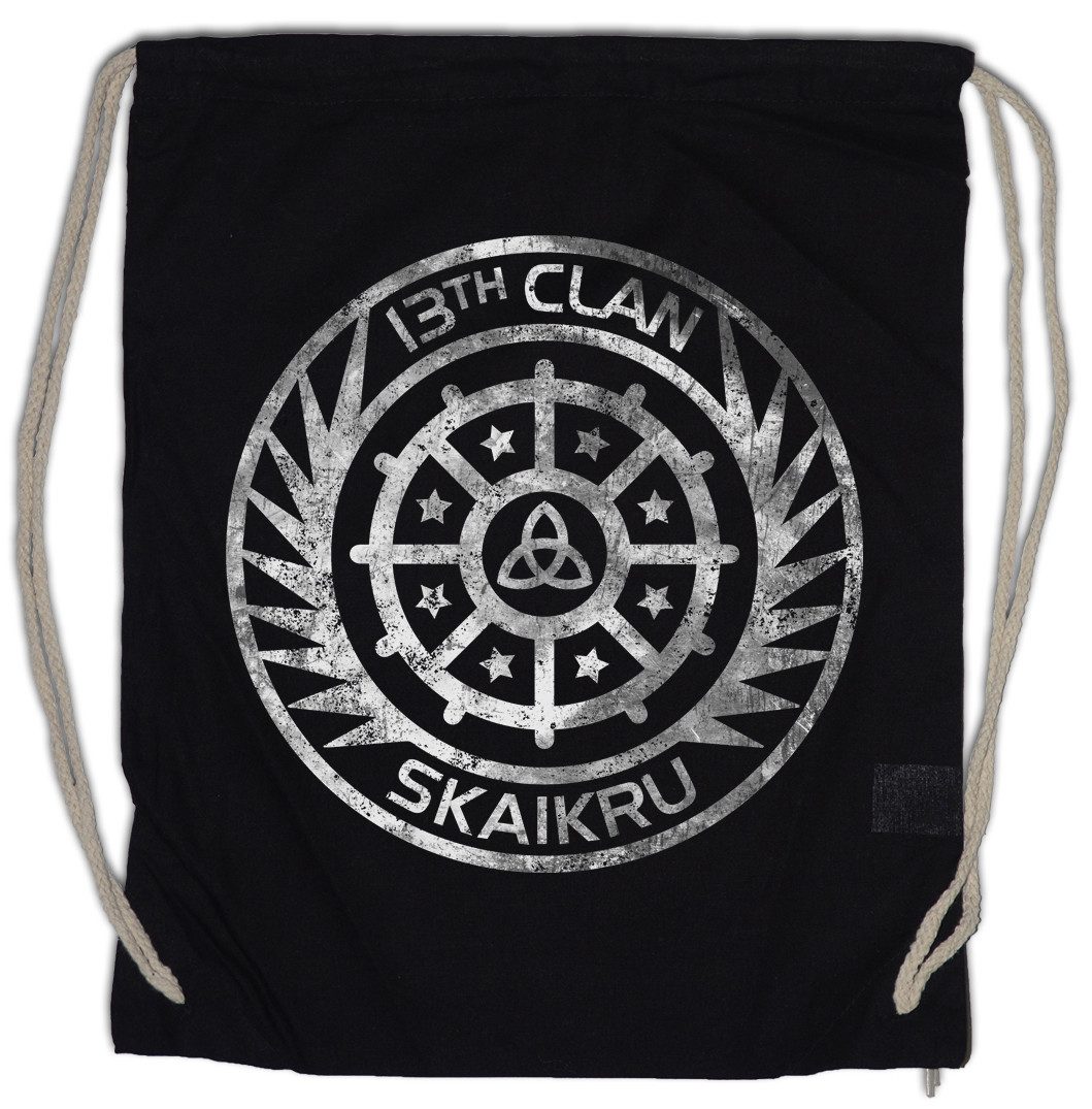 Turnbeutel The Skaikru Clan Logo Turnbeutel Symbol 100 13th Clan 13. Klan The TV