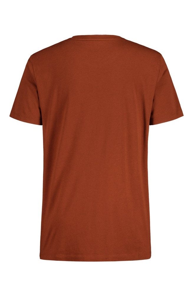 Maloja T-Shirt SerdesM (Baumwolle/Modal) braun/rot Herren