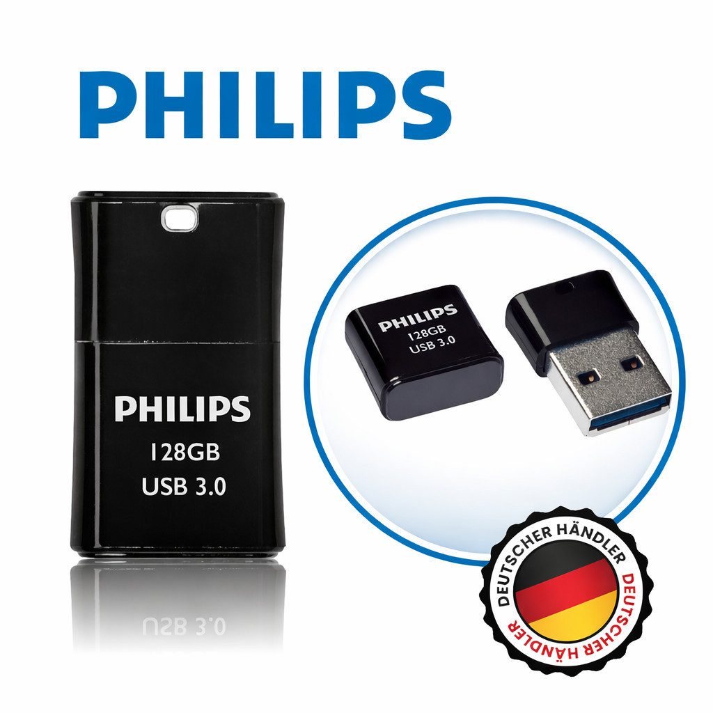 Philips Philips USB Stick 3.0 Pico 64 GB USB-Stick (USB 3.0, 2.0)