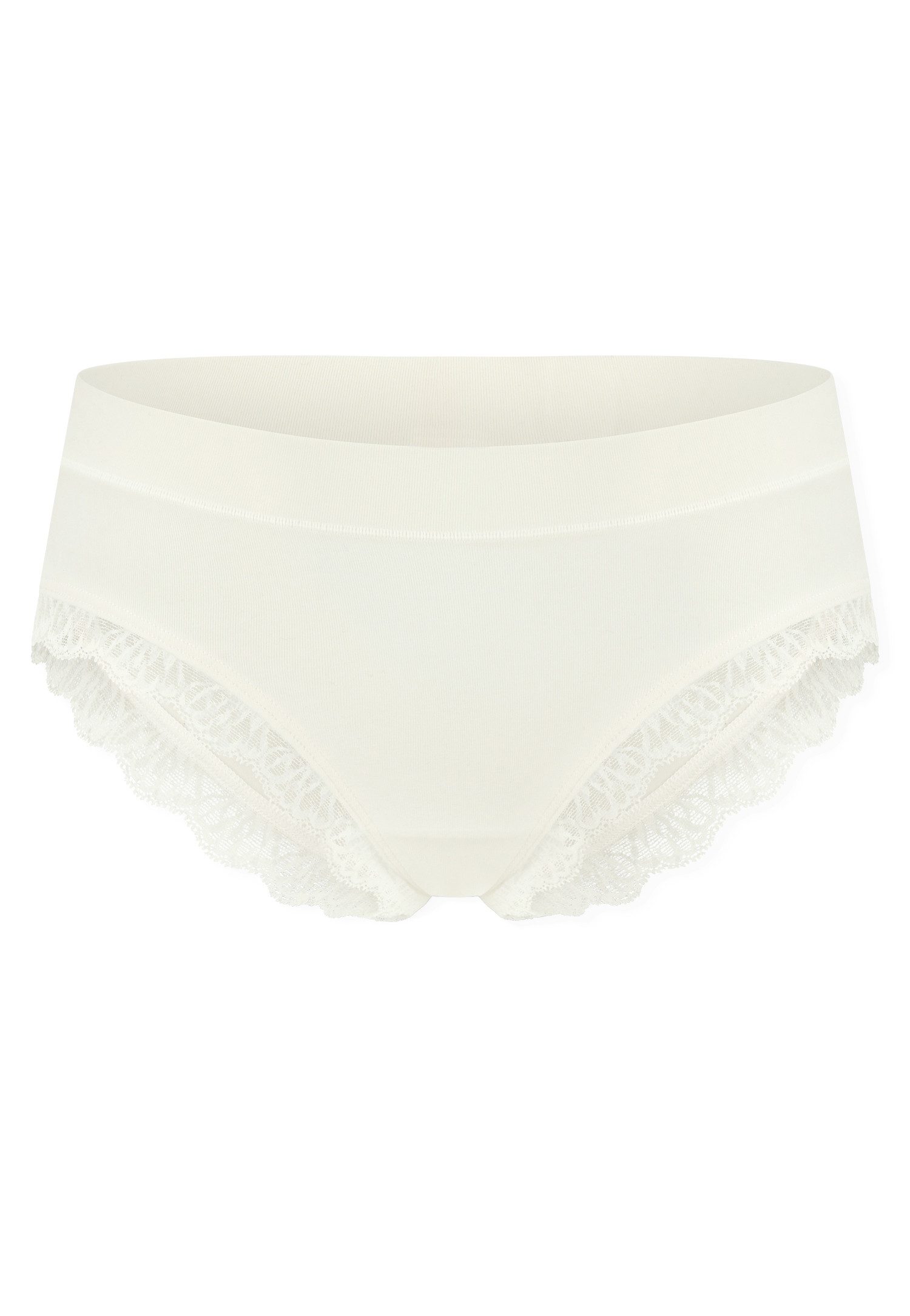 Schiesser Brasilslip Unique Cotton feine Spitze an den Beinausschnittten