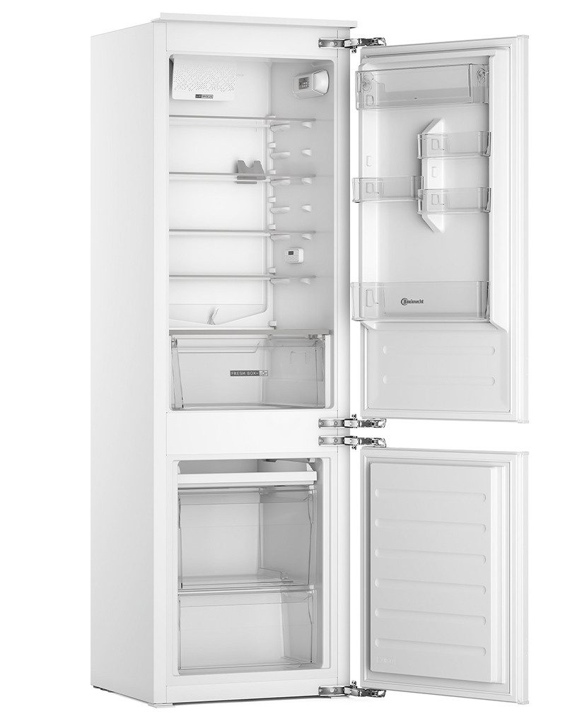 BAUKNECHT Einbaukühlgefrierkombination BKGIL 178F12, 177 cm hoch, 55,7 cm breit, LED, Superkühlfunktion, LessFrost, Zen Inverter-Kompressor