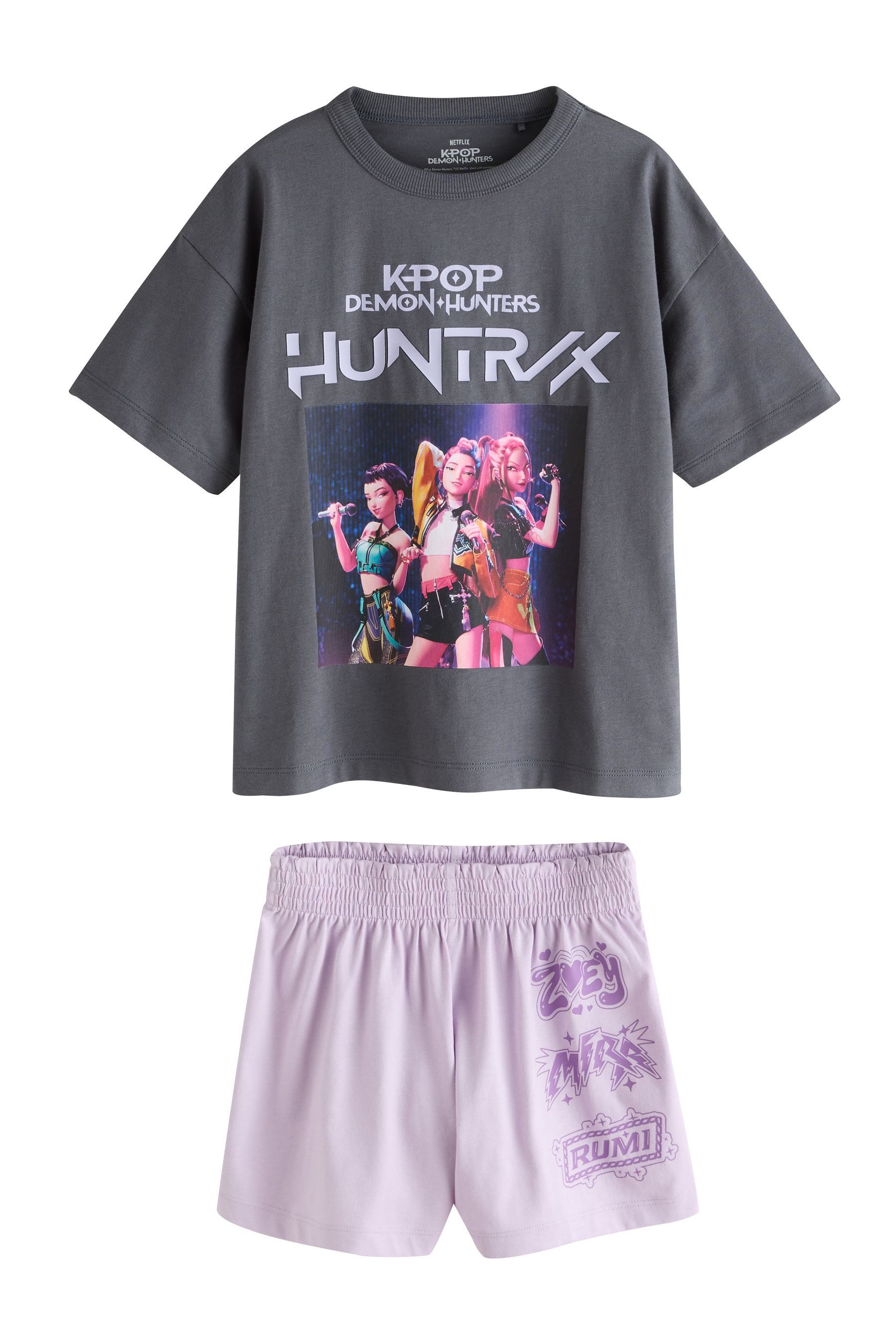 Next Pyjama Kurzer Schlafanzug, Huntrix K-Pop Demon Hunters (2 tlg)