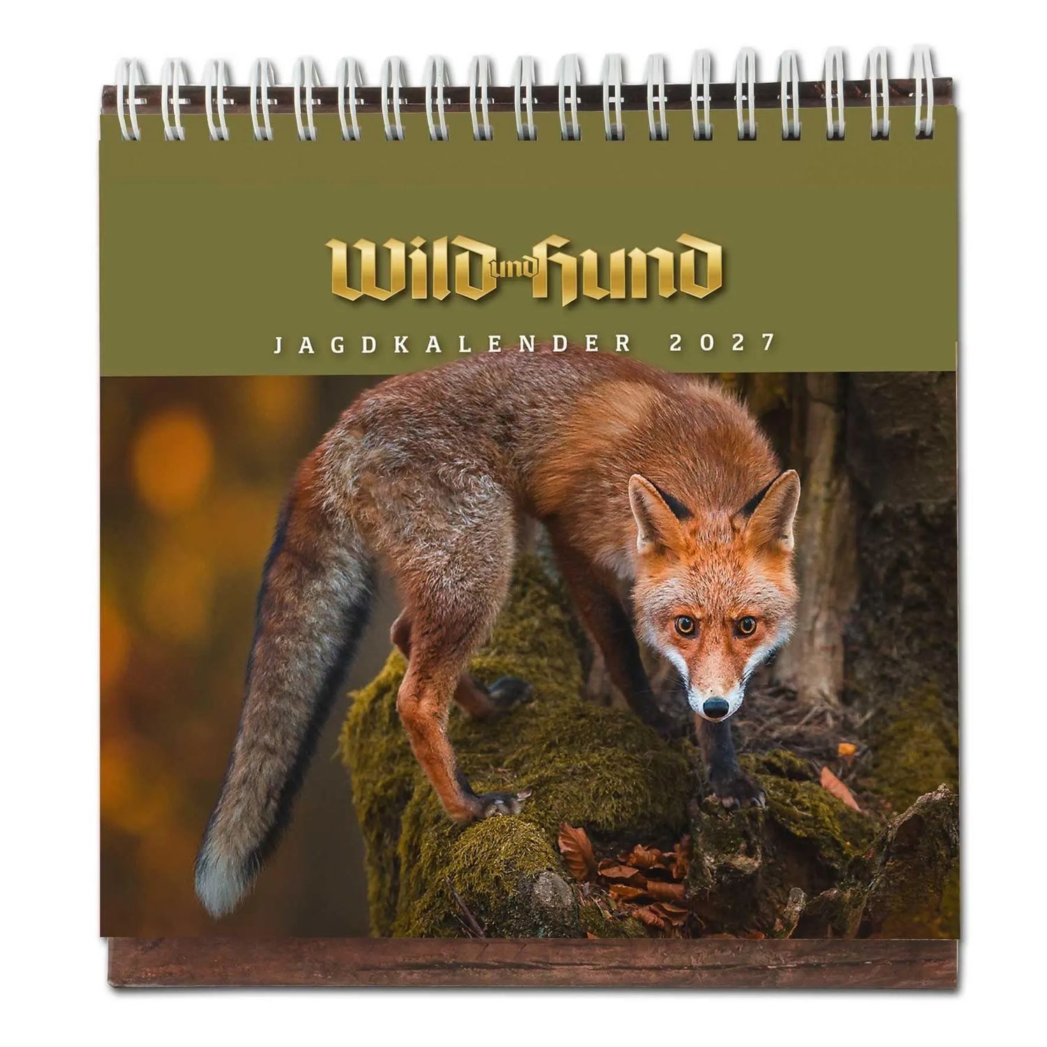 Tischkalender WILD UND HUND Edition: Jagdkalender Tischvariante 2027
