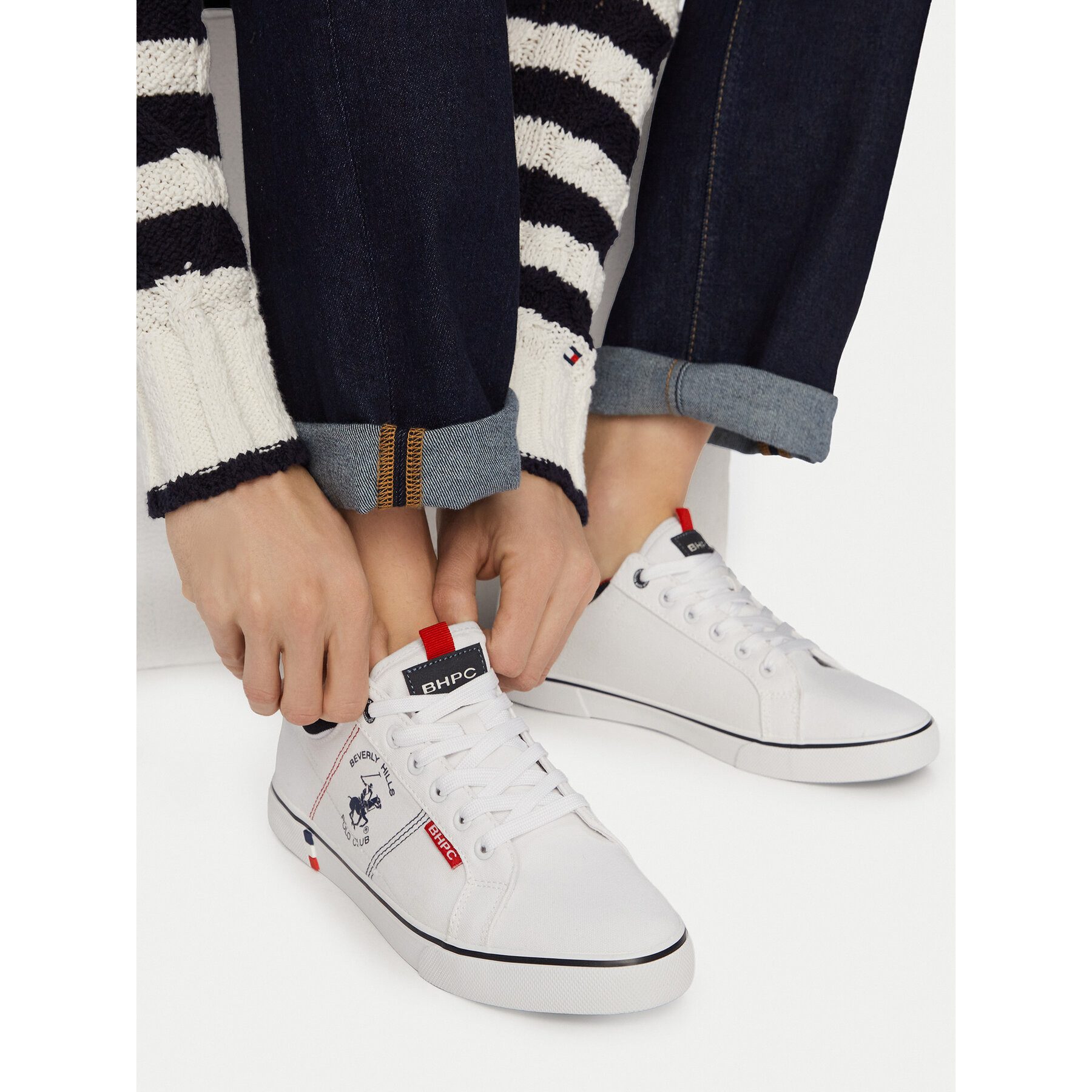 BEVERLY HILLS POLO CLUB Beverly Hills Polo Club Herren-Sneaker, weiß Sneaker