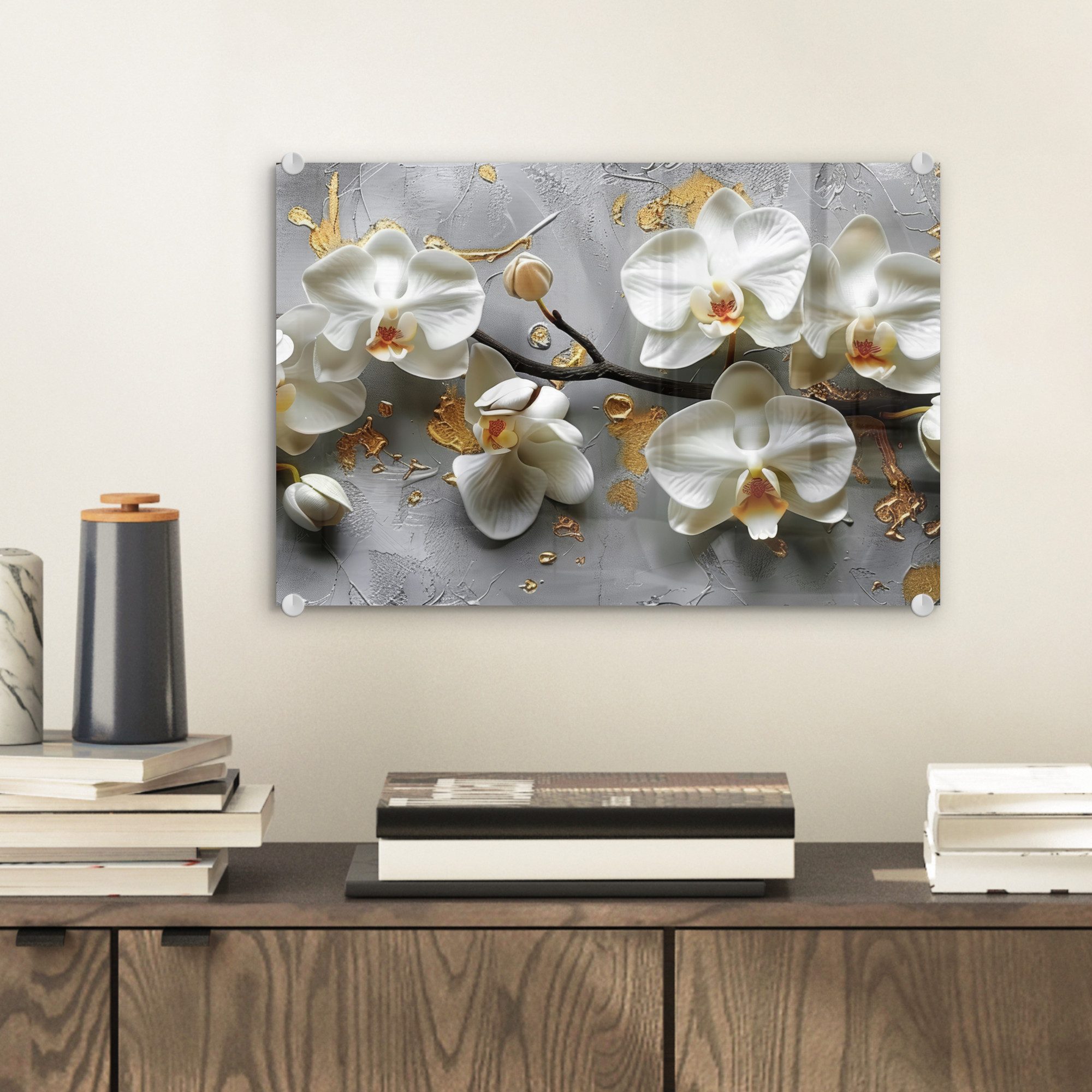 MuchoWow Acrylglasbild Blumen - Orchidee - günstig online kaufen
