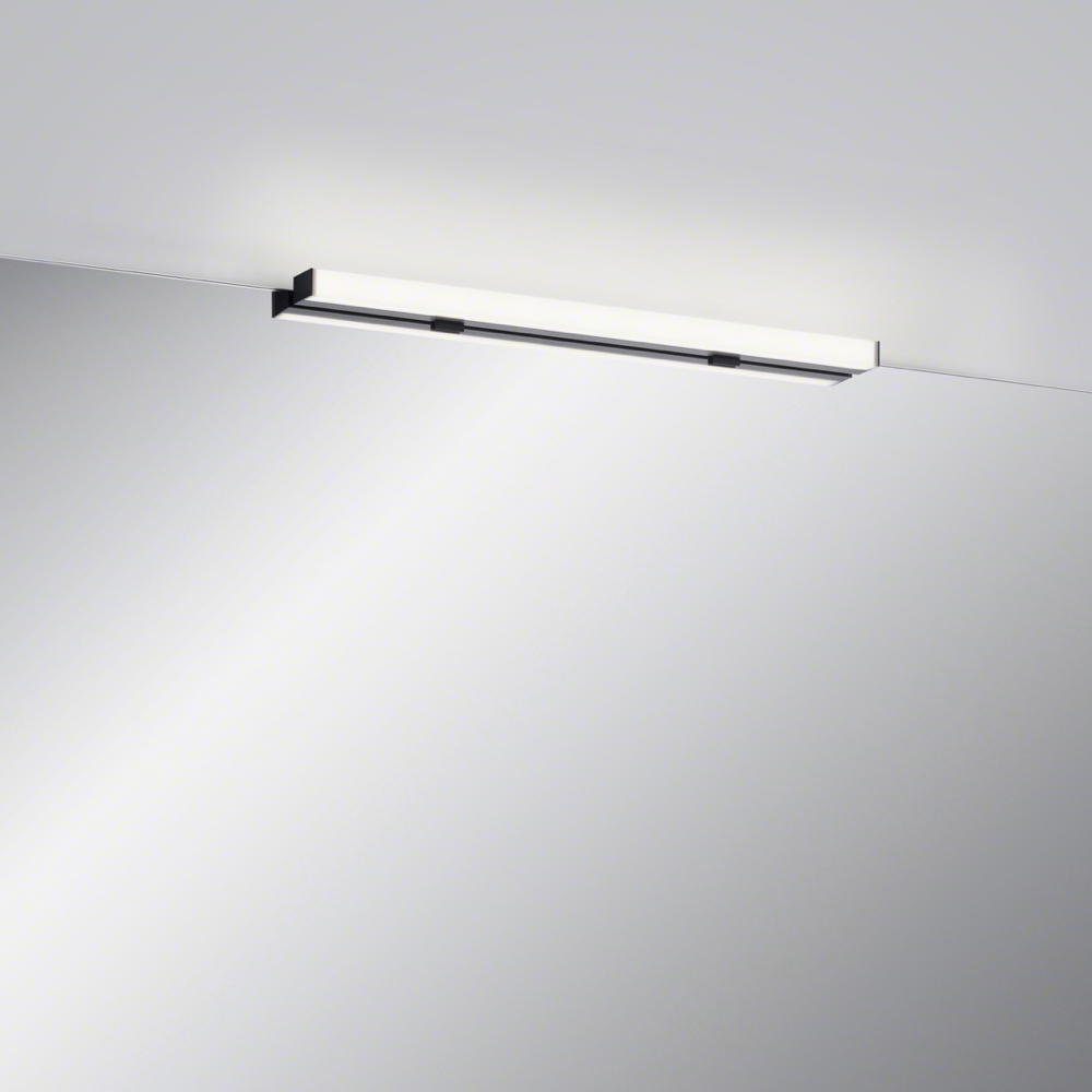 Helestra Spiegelleuchte LED Spiegelleuchte Lado-S in Schwarz-matt 12W 1040lm IP44, keine Angabe, Leuchtmittel enthalten: Ja, fest verbaut, LED, warmweiss, Badezimmerlampen, Badleuchte, Lampen für das Badezimmer